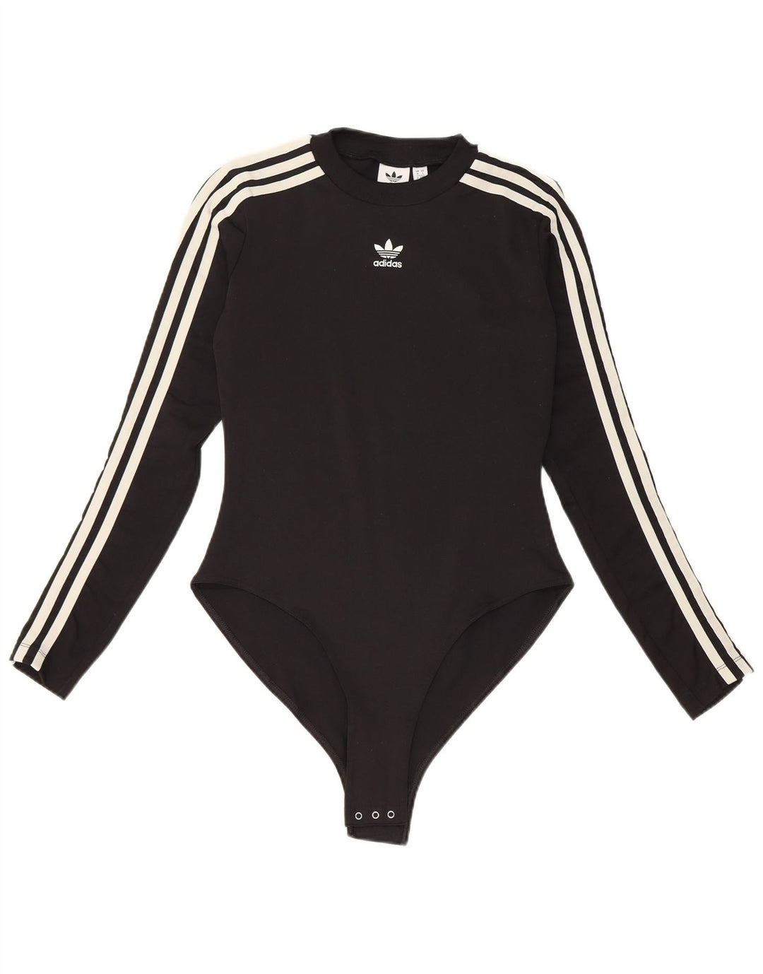 Adidas Womens Bodysuit UK 10 Pequeno Poliéster Preto