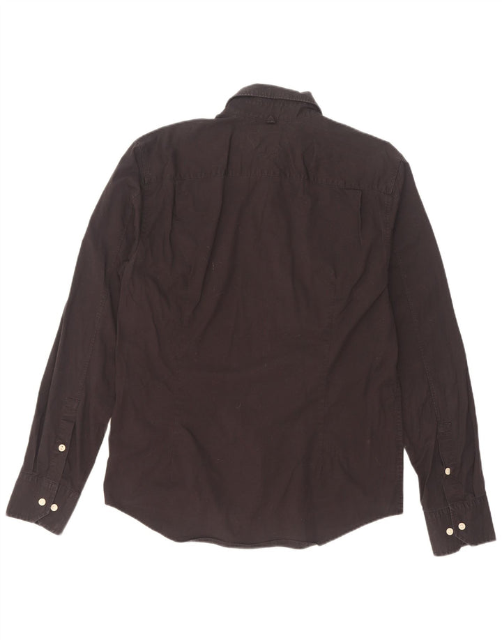 Camisa masculina Tommy Hilfiger grande algodão preto