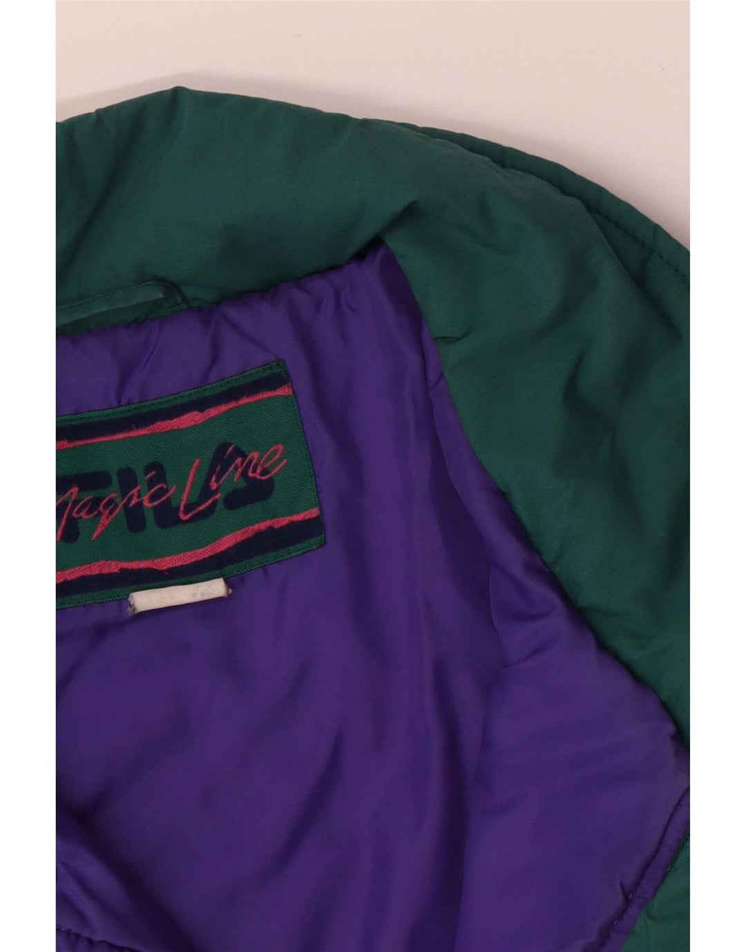 Jaqueta acolchoada masculina Fila UK 42 XL verde