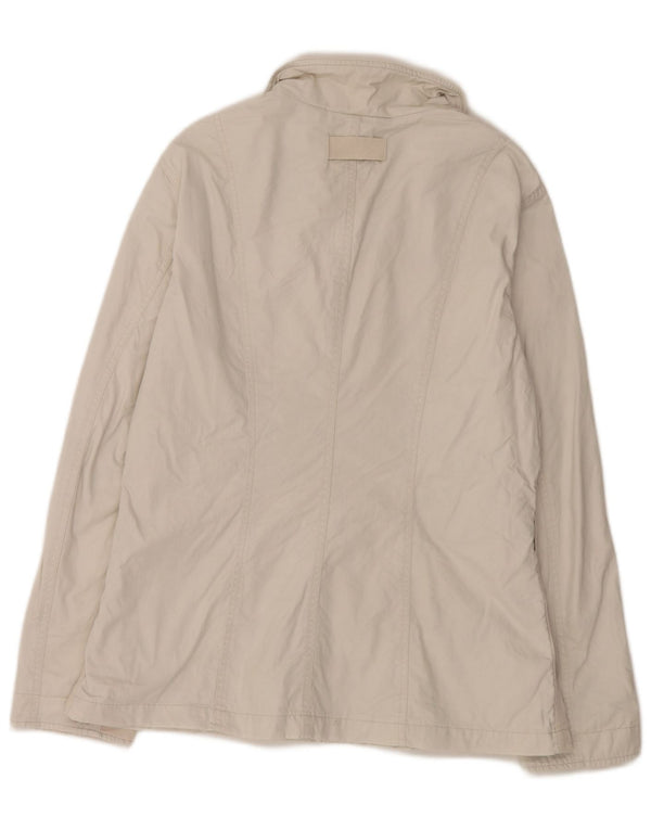 Jaqueta bomber feminina Columbia UK 18 XL algodão branco