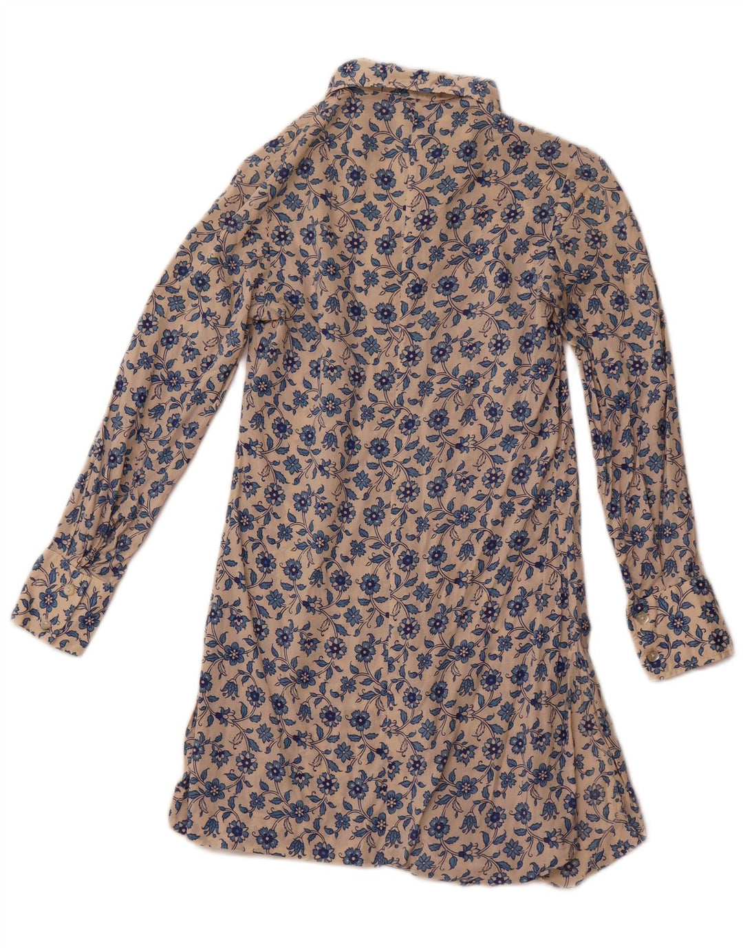 LEONE Camisa feminina vestido IT 42 médio off white floral