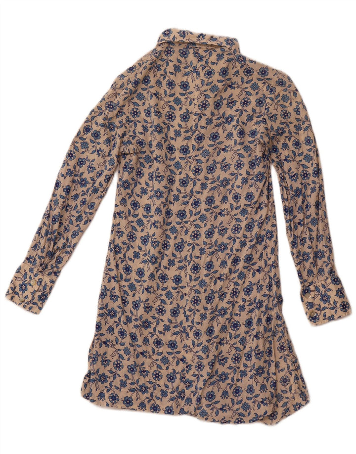 LEONE Camisa feminina vestido IT 42 médio off white floral