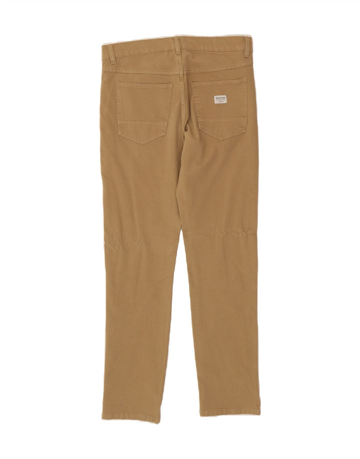 QUIKSILVER Mens Straight Casual Trousers W30 L31 Brown Cotton Vintage Quiksilver and Second-Hand Quiksilver from Messina Hembry 
