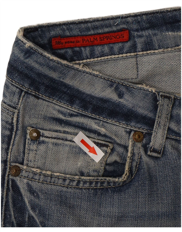 Guess Jeans retos femininos W32 L27 algodão azul