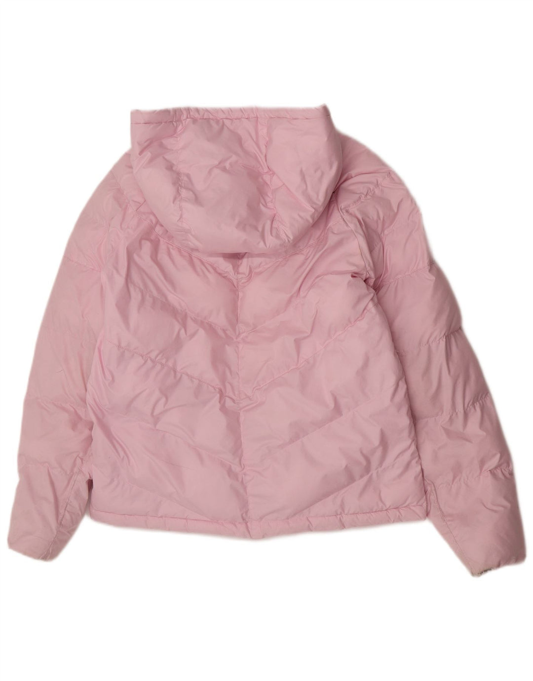 Jaqueta acolchoada com capuz Nike Girls 13-14 anos XL rosa poliéster