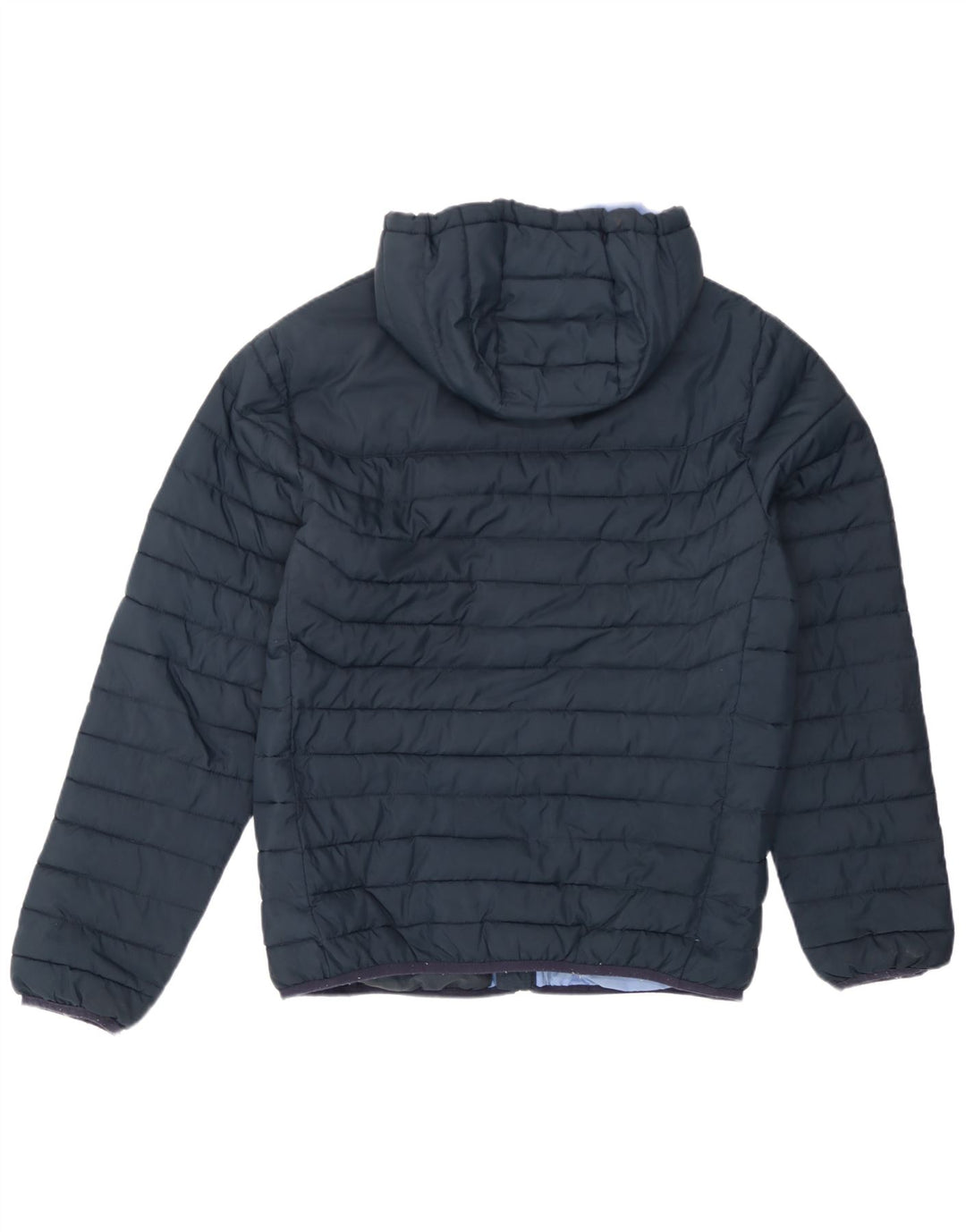 Jaqueta masculina acolchoada com capuz PEPE Jeans UK 38 poliéster azul marinho médio