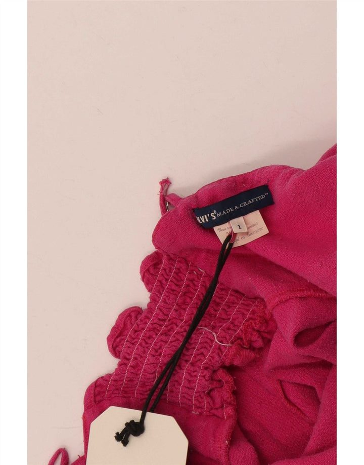 Blusa feminina Levi's Crop Cami US 1 XS rosa