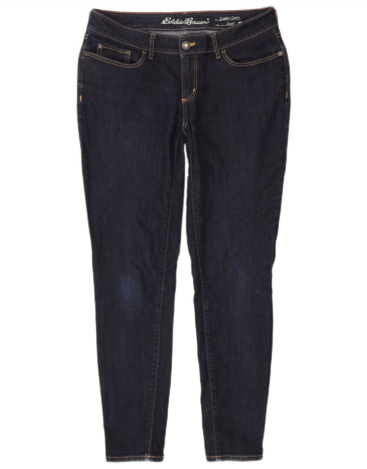 Eddie Bauer Jeans Skinny Feminino EUA 6 Médio W32 L29 Azul Marinho
