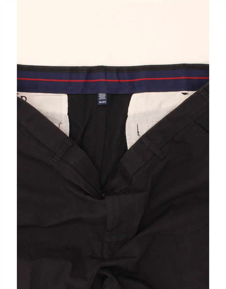 IZOD Mens Chino Shorts W38 XL Black Cotton Vintage Izod and Second-Hand Izod from Messina Hembry 