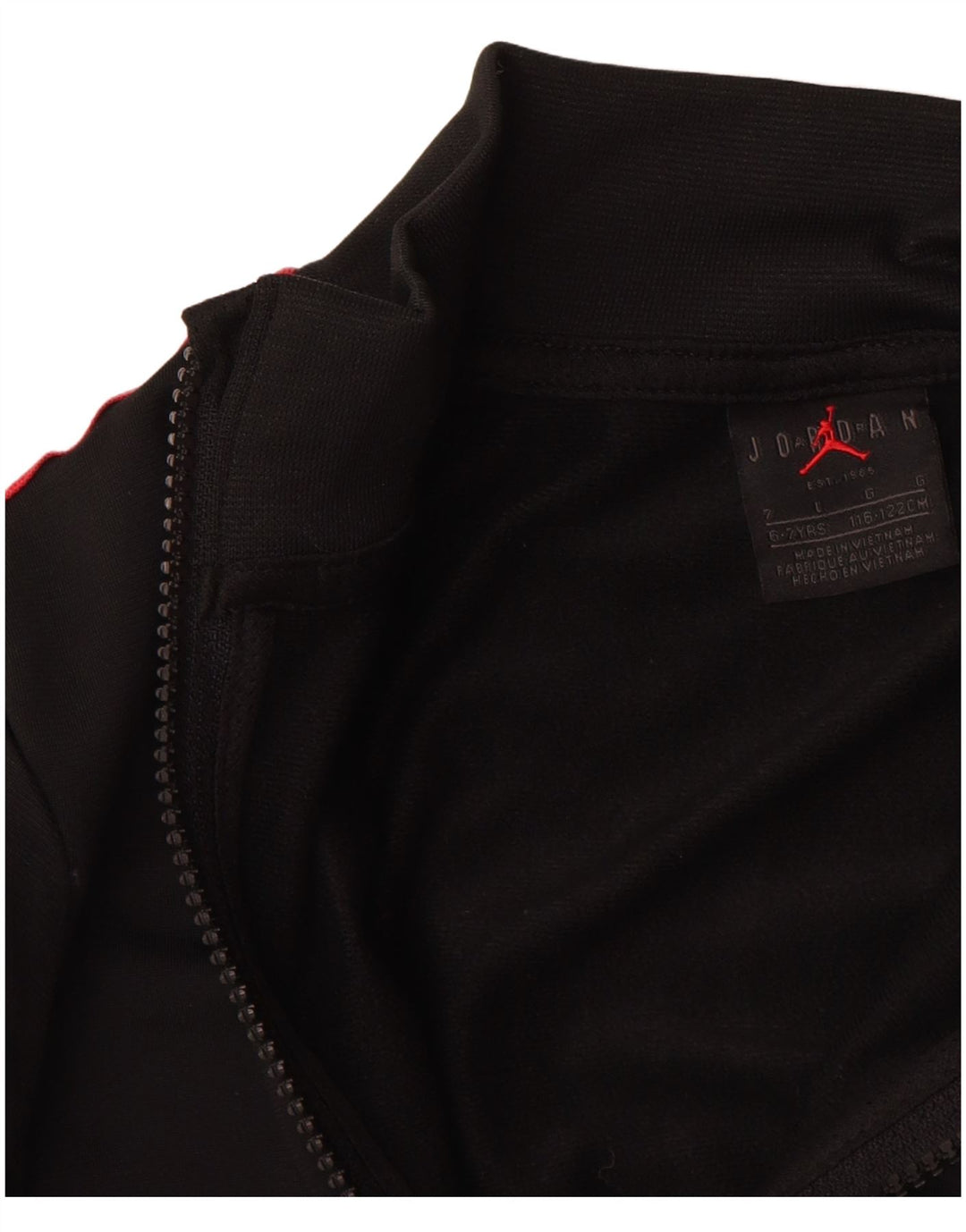 Jaqueta JORDAN Boys Graphic Tracksuit Top 6-7 Anos Preto