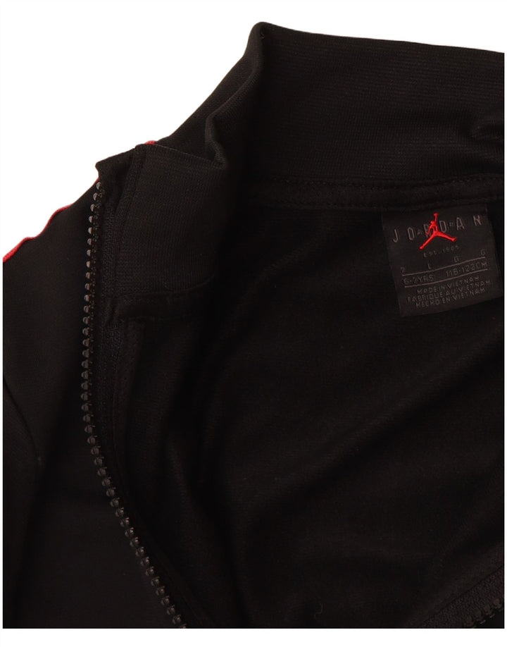 Jaqueta JORDAN Boys Graphic Tracksuit Top 6-7 Anos Preto