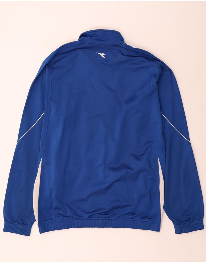 Diadora Mens Tracksuit Top Jacket XL Azul Colourblock Poliéster