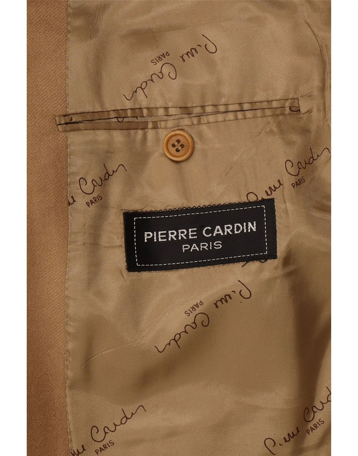 Jaqueta blazer masculina PIERRE CARDIN com 2 botões Reino Unido 40 grande bege