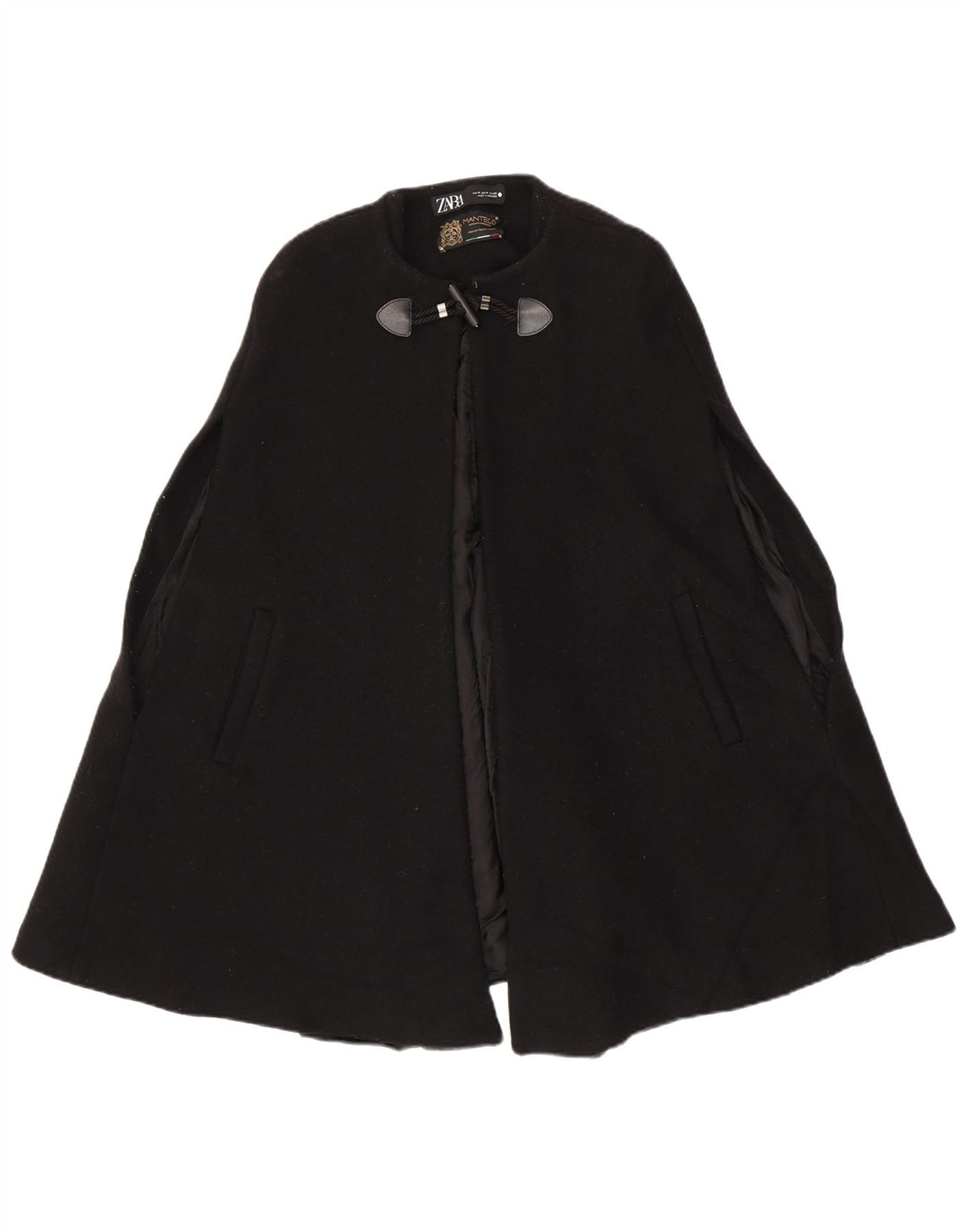 Casaco feminino Zara UK 12 médio preto