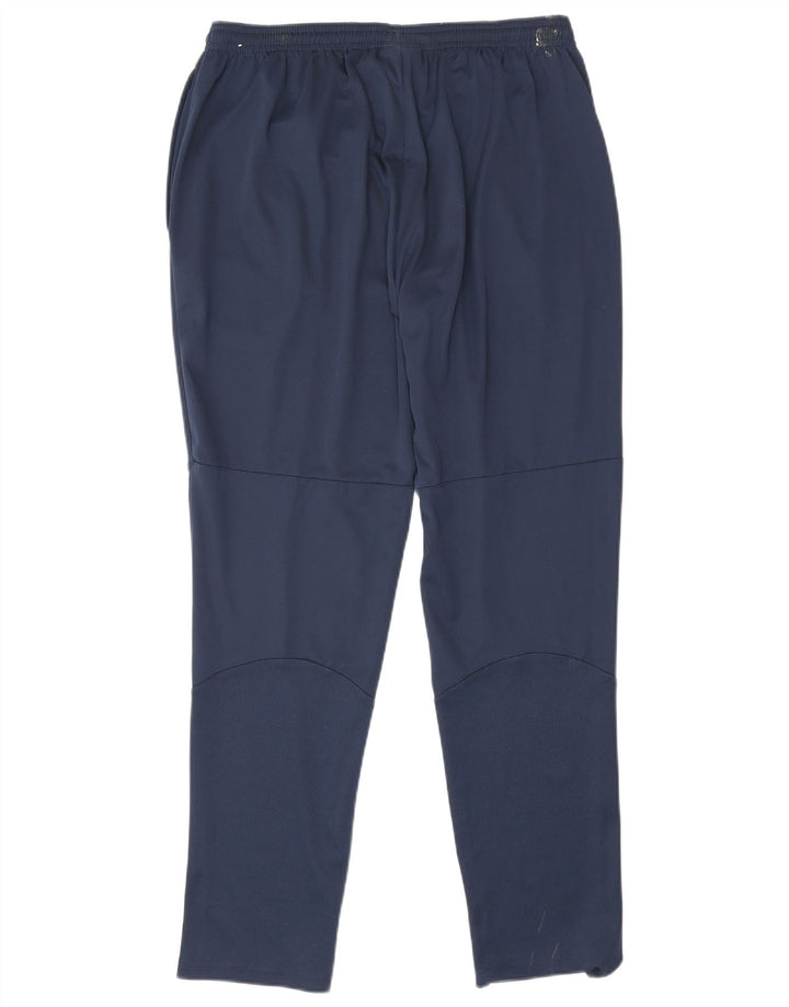 Calça de treino feminina Nike Dri Fit UK 14 grande azul marinho poliéster