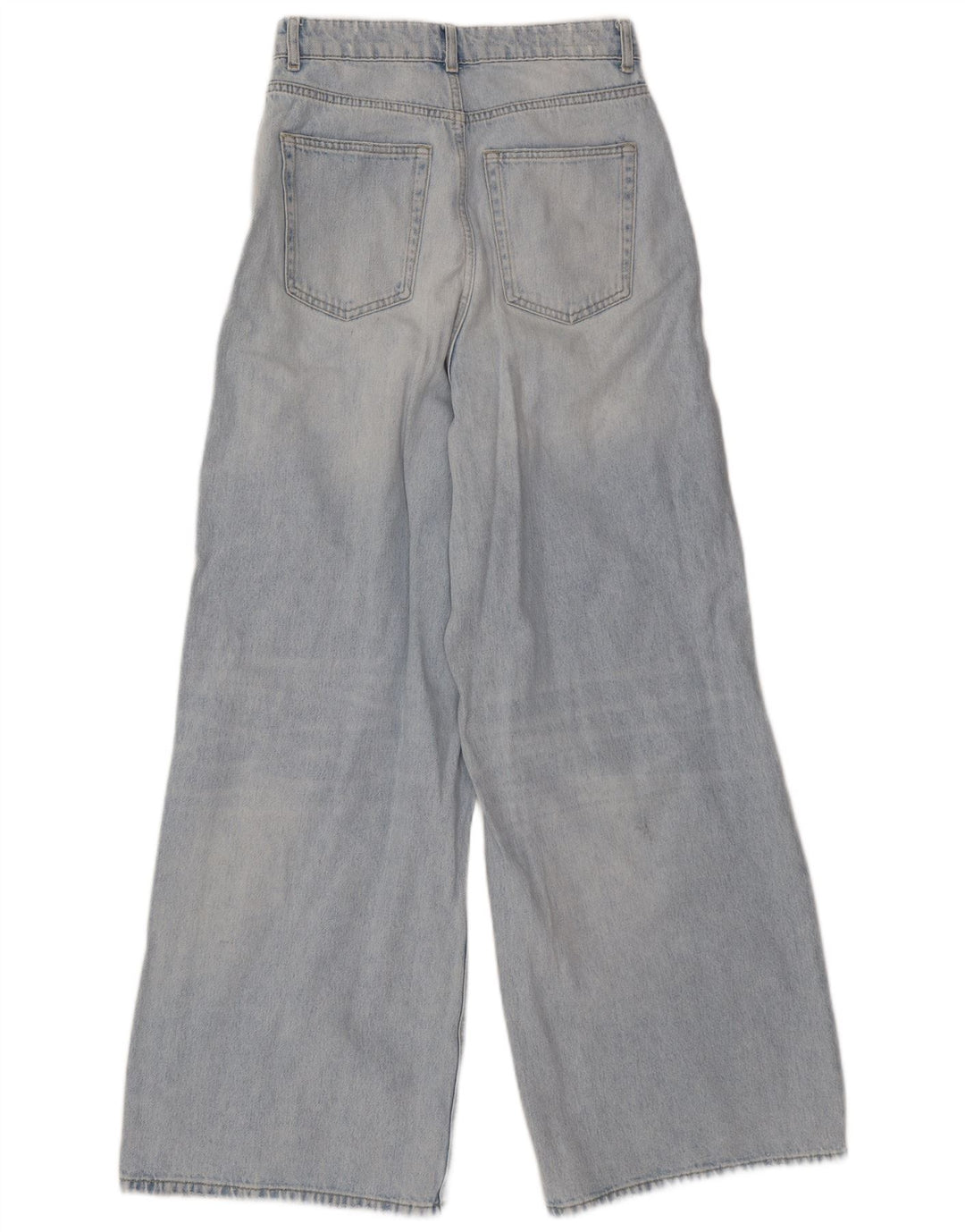 Calça jeans masculina ZARA de perna larga EU 36 XS W29 L31 azul algodão