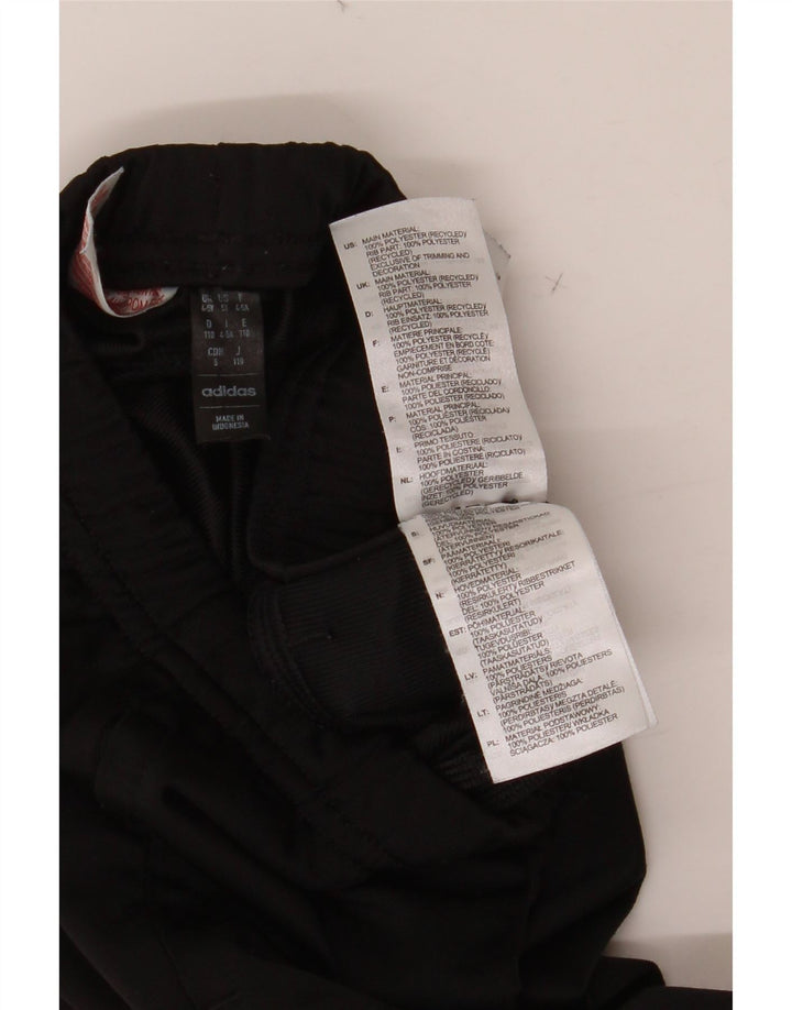 ADIDAS Meninos Calças de Treino Joggers 4-5 Anos Preto Poliéster