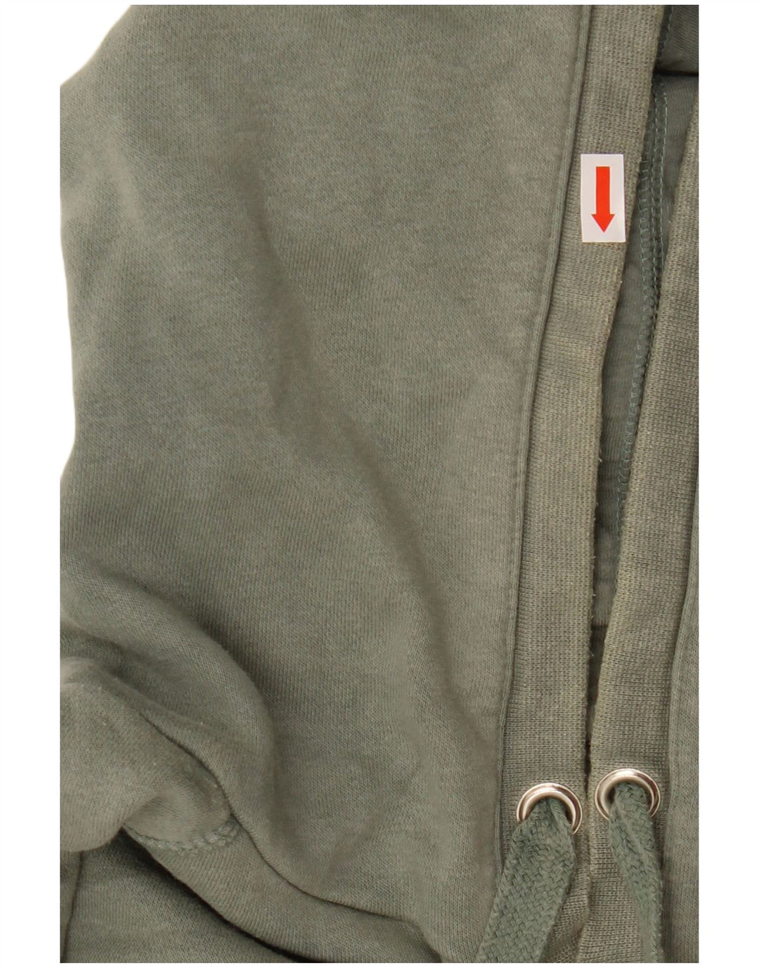 Suéter feminino com capuz gráfico HURLEY Reino Unido 14 algodão verde médio