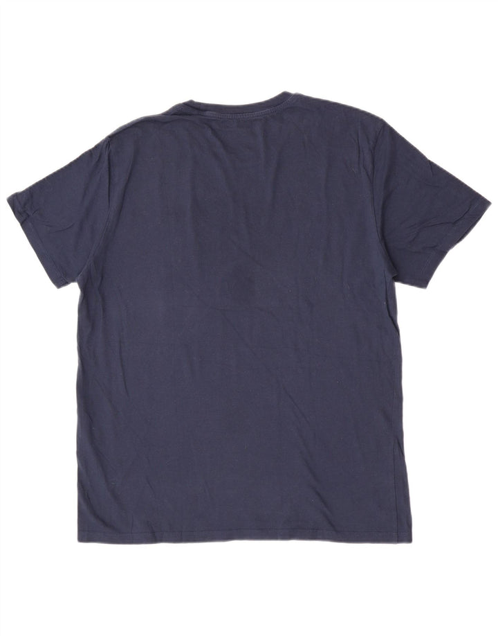 Camiseta gráfica masculina Levi's Top grande algodão azul marinho
