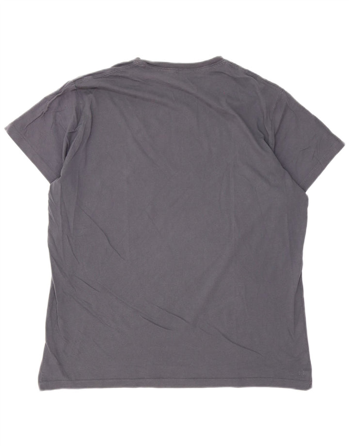 PEPE Jeans Camiseta masculina regular gráfica top 2XL cinza