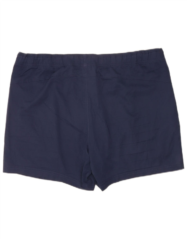 Shorts esportivos masculinos Puma grandes azul marinho