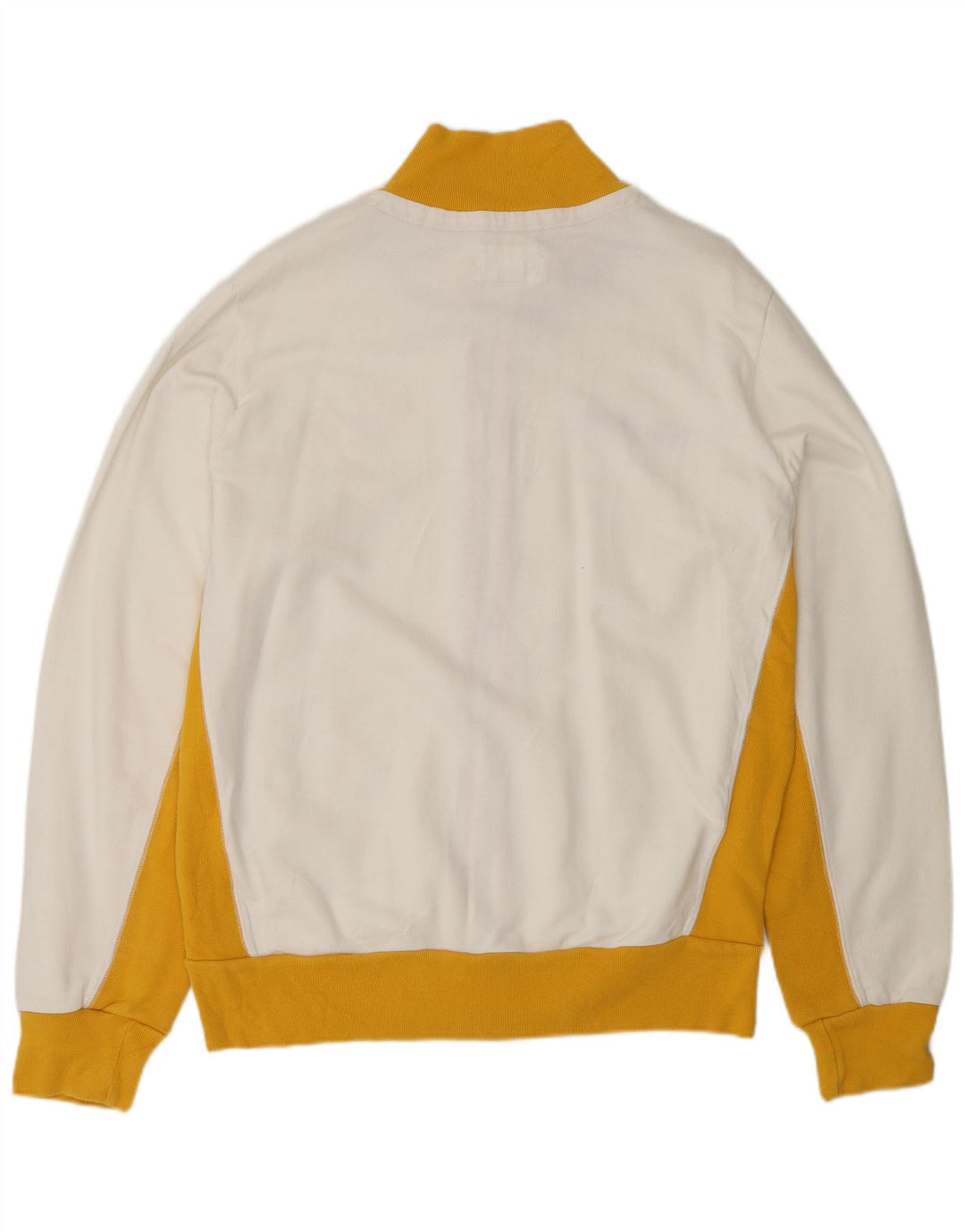 Jaqueta masculina de agasalho gráfico WOOLRICH XL branco algodão colorblock