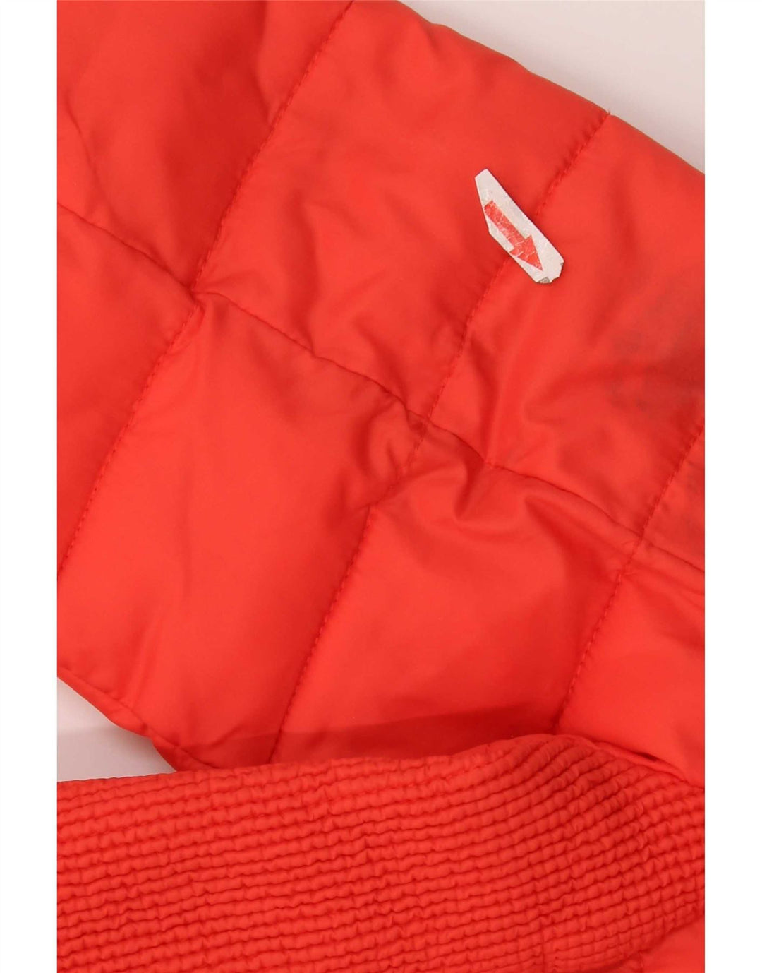 Jaqueta acolchoada com capuz feminina Superdry UK 18 XL vermelho nylon