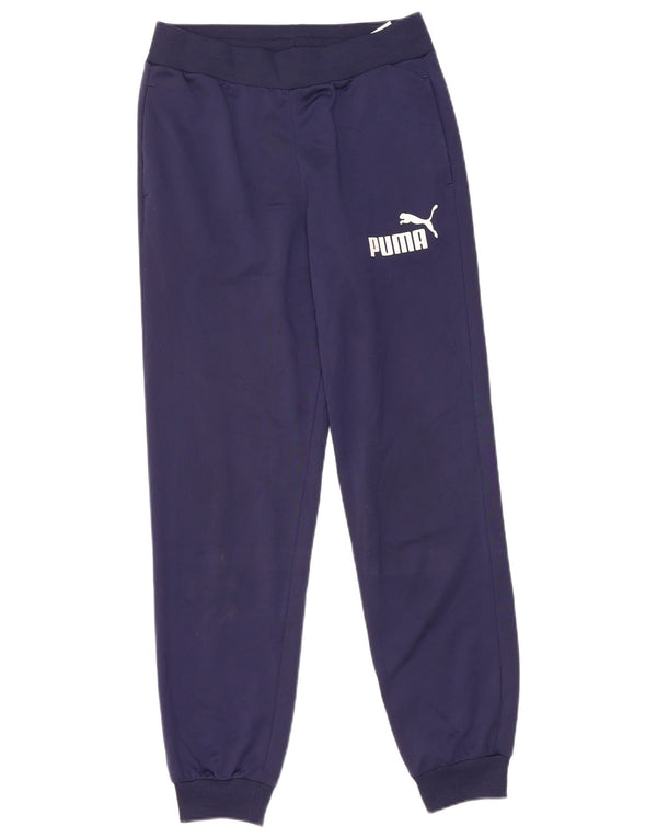 PUMA Boys Graphic Calças de treino Joggers 13-14 anos Azul marinho