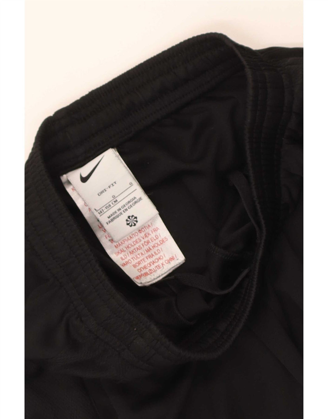Calça de treino Nike Boys 12-13 anos grande poliéster preto