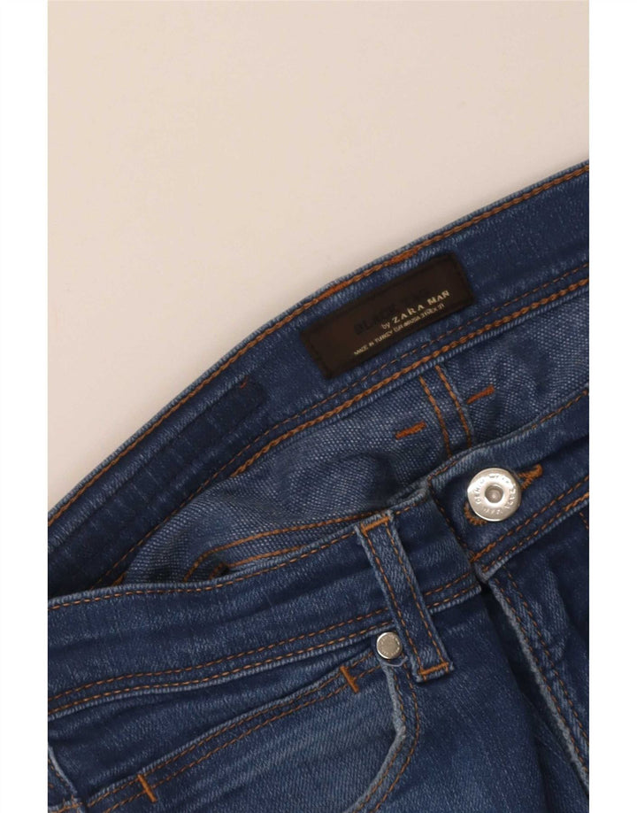 Zara Mens Slim Jeans EU 40 Médio W31 L31 Azul