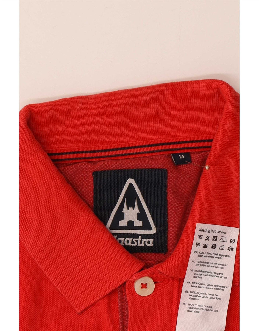 Camisa polo masculina Gaastra médio algodão vermelho