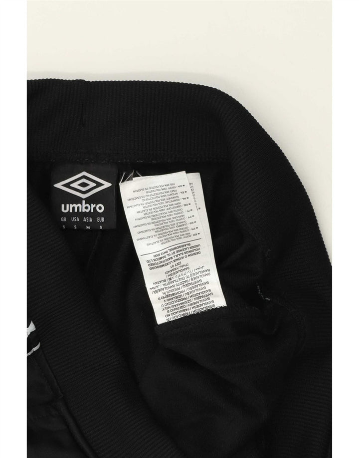 Umbro Mens Graphic Tracksuit Calça Joggers Pequeno Poliéster Preto