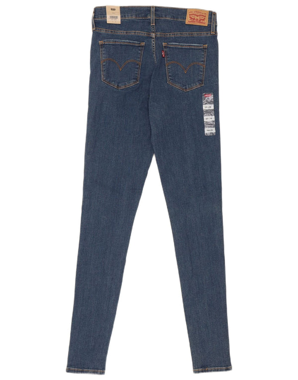 Calça jeans feminina Levi's 310 Shaping Super Skinny W28 L32 azul algodão
