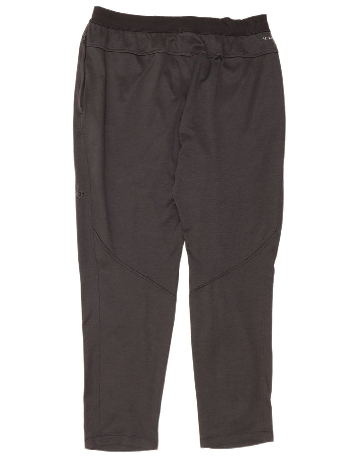 Calça de treino masculina Adidas Climawarm grande poliéster preto