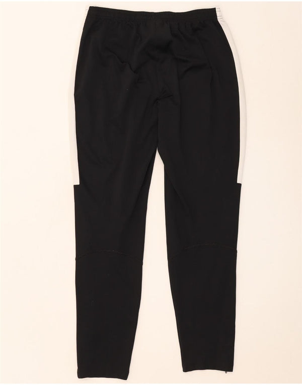 Calça de treino masculina Nike Dri Fit médio preto colorblock poliéster