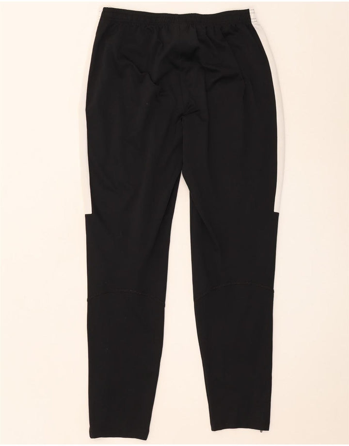 Calça de treino masculina Nike Dri Fit médio preto colorblock poliéster