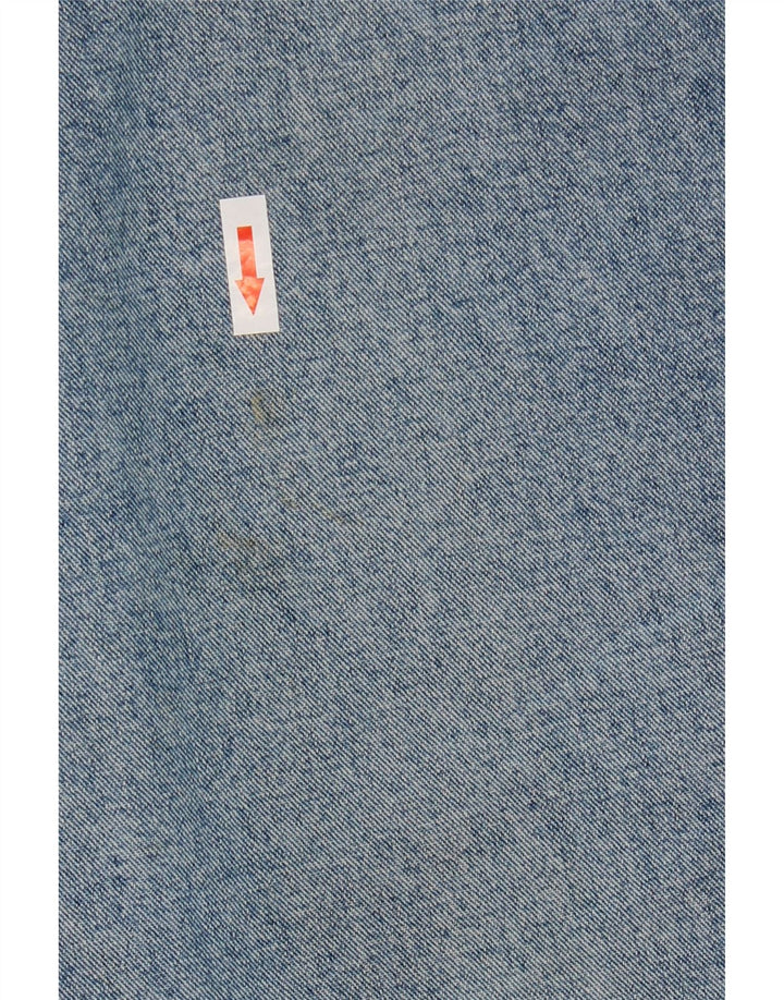 Gas Mens Cargo Macacão Jeans Médio W34 L31 Azul Algodão