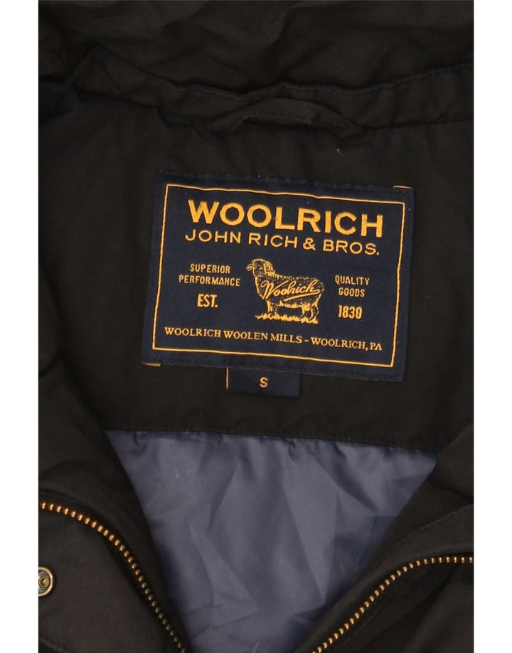 Casaco acolchoado feminino Woolrich UK 10 pequeno preto