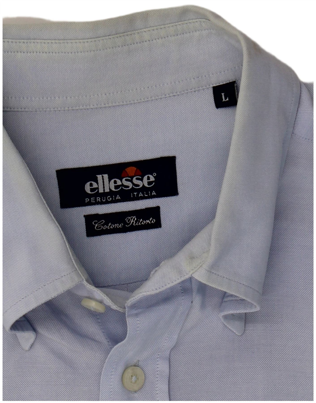 Camisa masculina Ellesse grande algodão azul