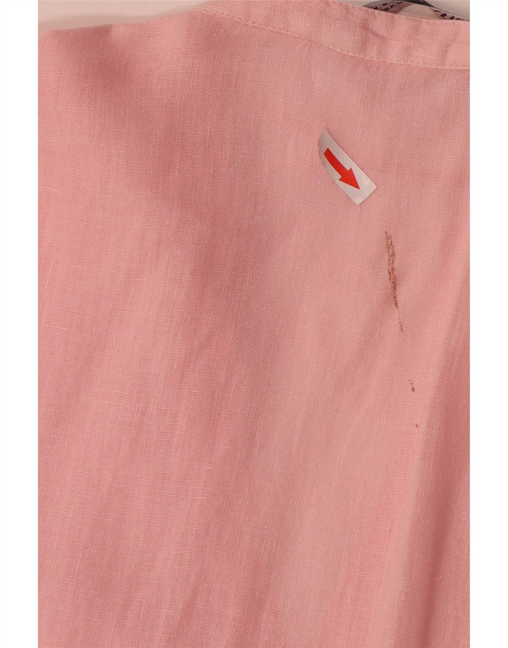 Blusa camisa feminina Zara Reino Unido 16 grande rosa
