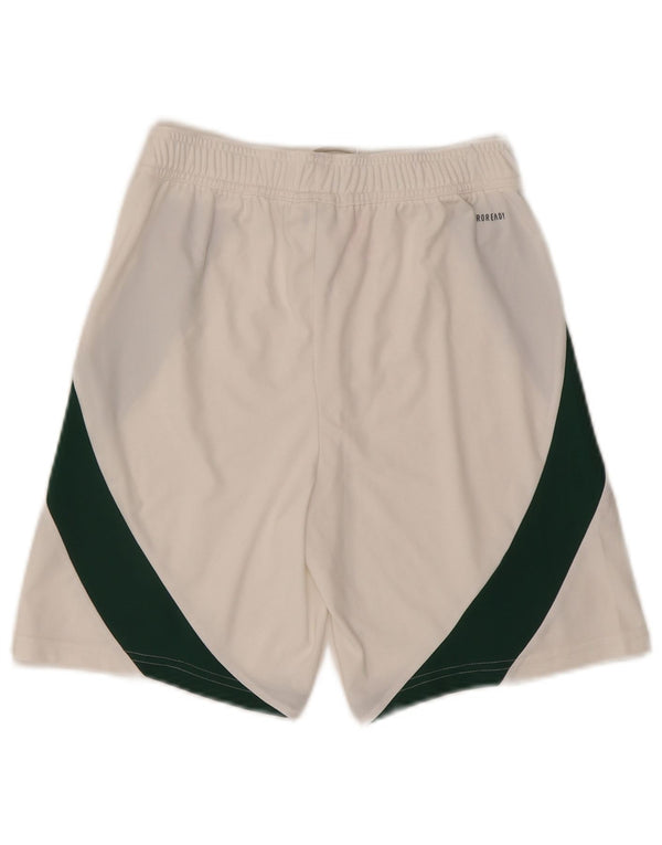 Adidas meninos Boston Celtics Sport Shorts 13-14 anos branco colorblock