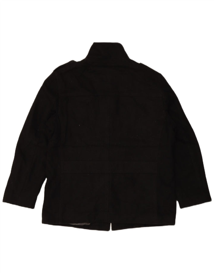 Jaqueta utilitária masculina MICHAEL KORS UK 40 grande preta