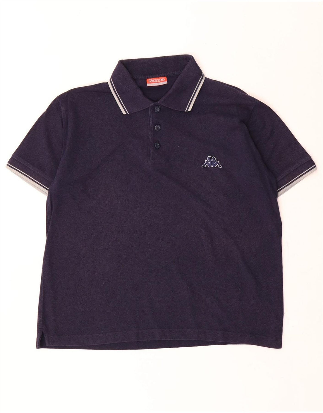 Camisa polo masculina Kappa média azul marinho