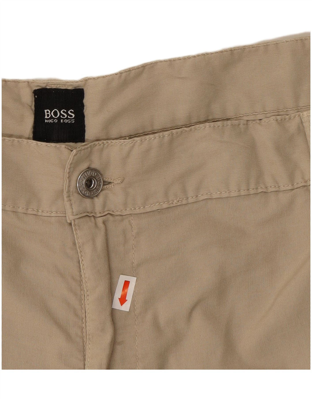 Shorts chino feminino HUGO BOSS W40 XL algodão bege