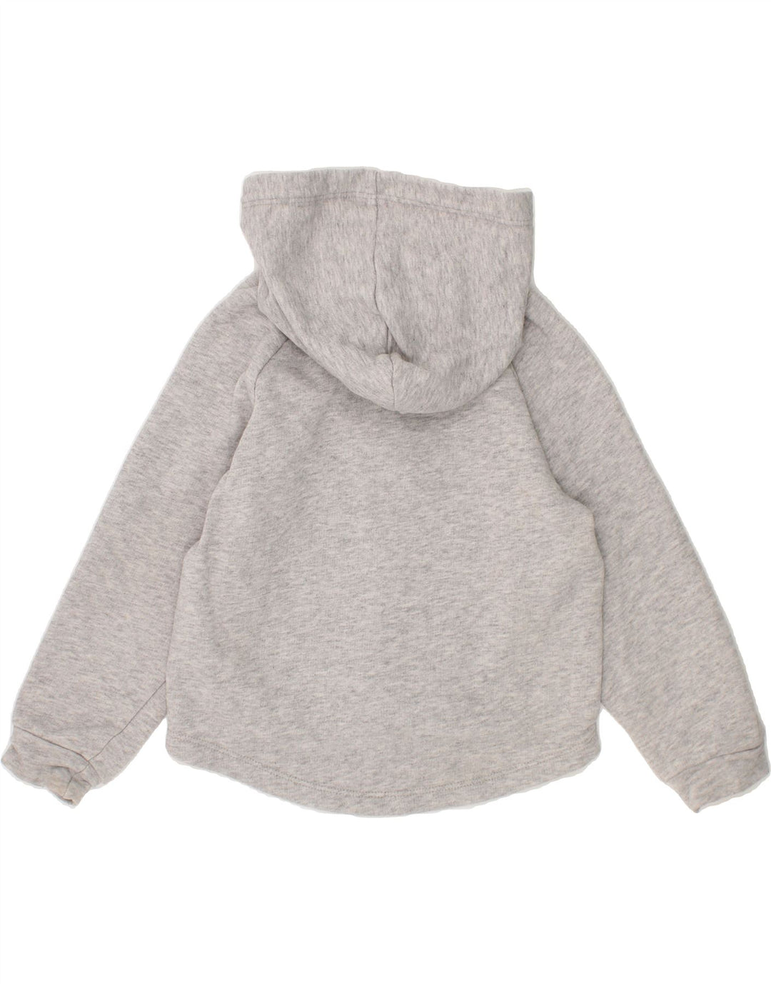 PUMA Girls Graphic Zip Hoodie Sweater 2-3 Years Grey Cotton Vintage Puma and Second-Hand Puma from Messina Hembry 
