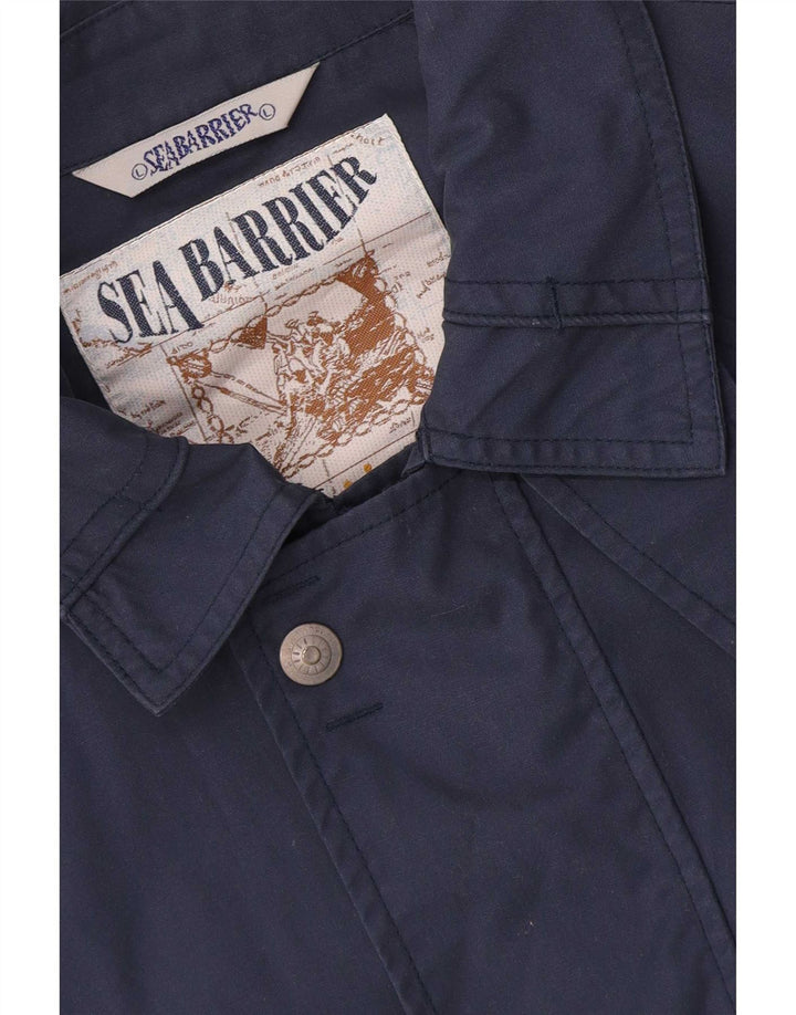 Jaqueta utilitária masculina Sea Barrier UK 40 grande azul marinho