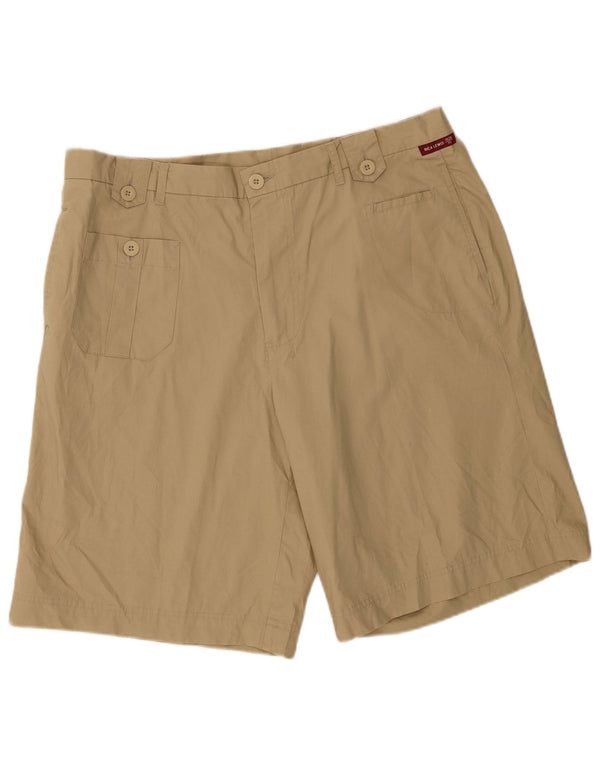 Rica Lewis Shorts cargo feminino 2XL W40 algodão bege