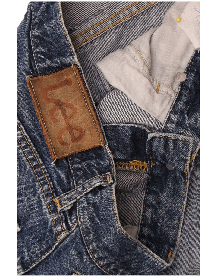 Lee Mens Straight Jeans W33 L32 Azul Algodão