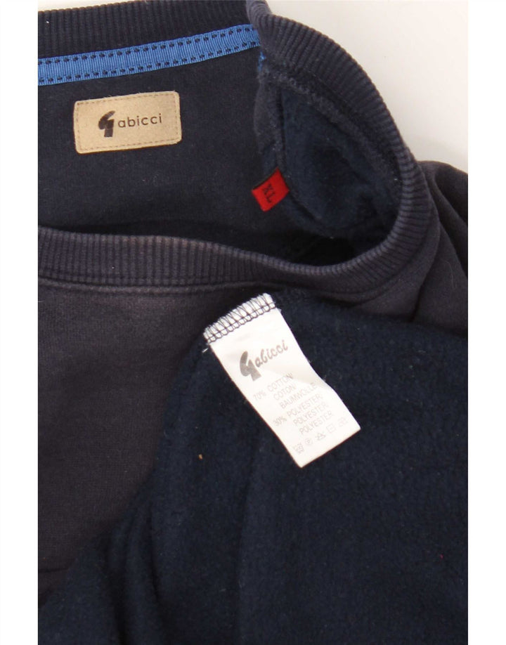 Moletom masculino Gabicci Jumper XL azul marinho algodão
