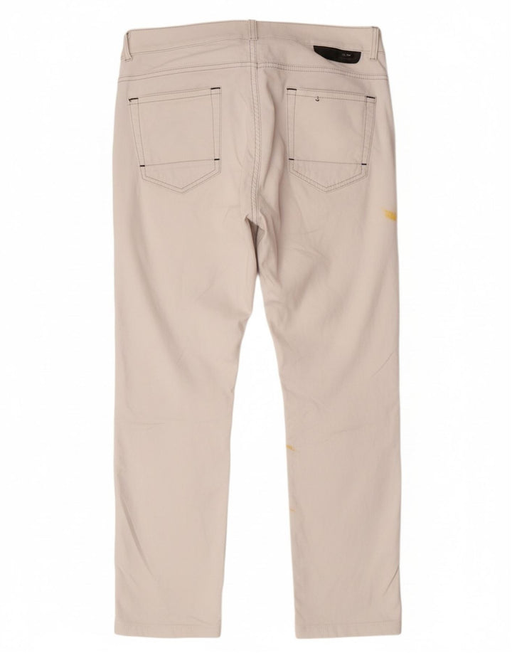 Calça feminina casual reta REFRIGIWEAR W33 L27 algodão branco
